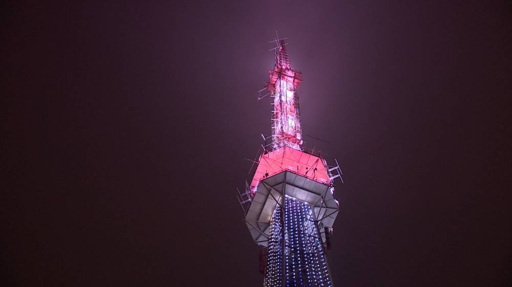 На воронежской телебашне зажгут праздничную подсветку к 90-летию телевидения в России