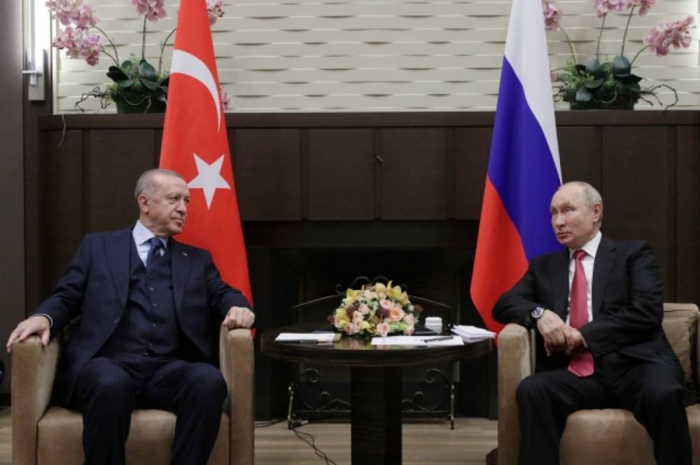 Путин и Эрдоган обсудили сооружение новых блоков АЭС в Турции