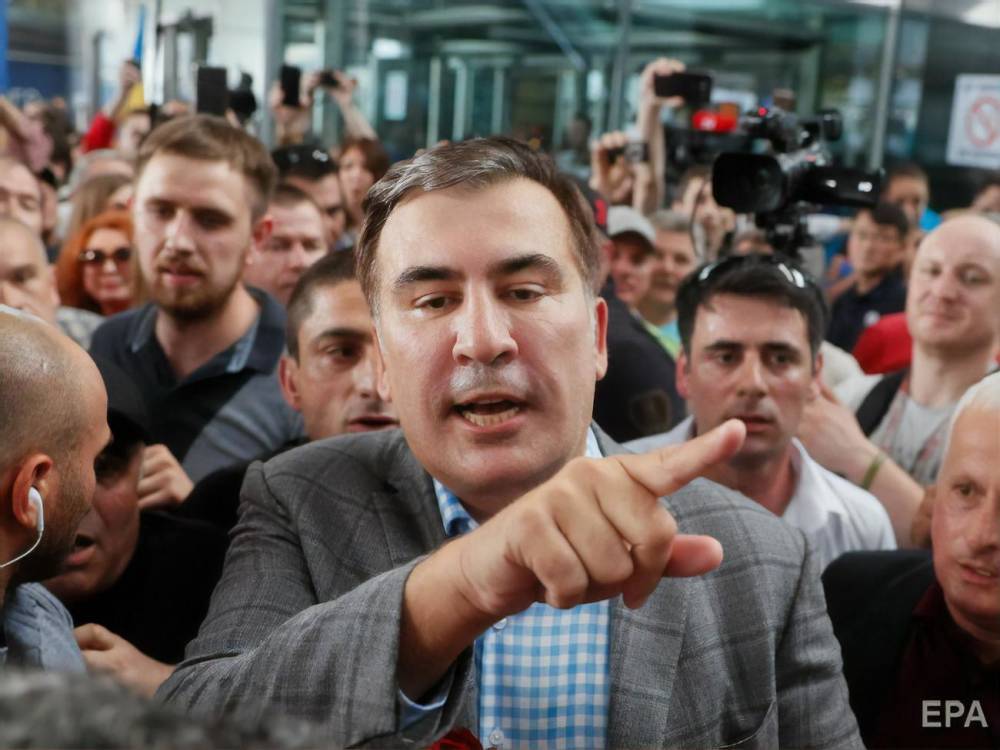 В сети появилось видео задержания в Грузии Саакашвили