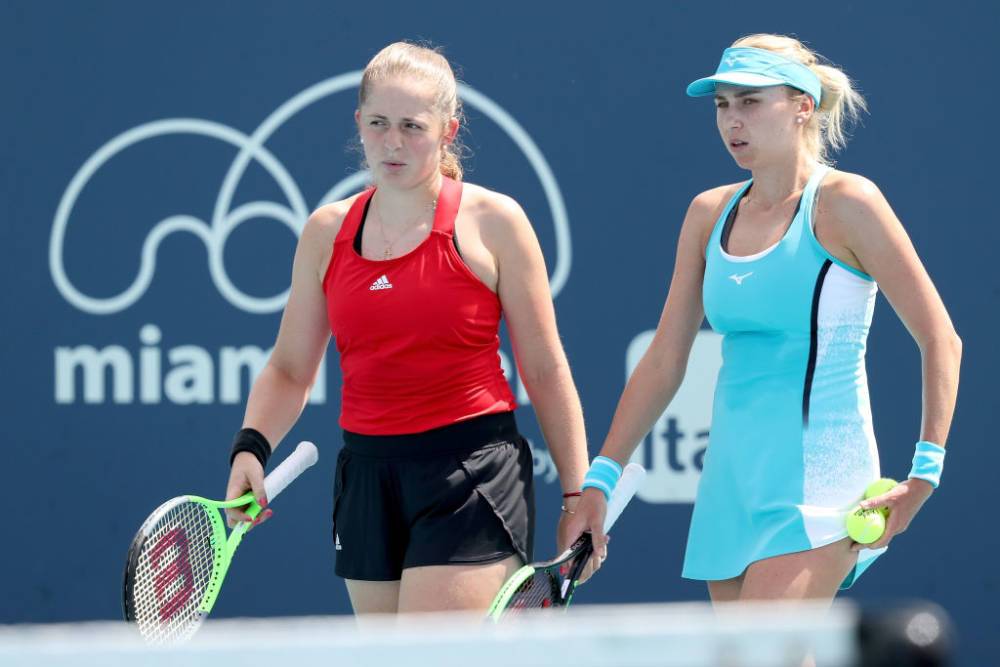 Киченок и Остапенко вышли во второй круг парного турнира WTA в Индиан Уэллс