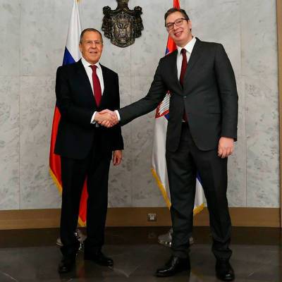 Лавров проводит переговоры с президентом Сербии