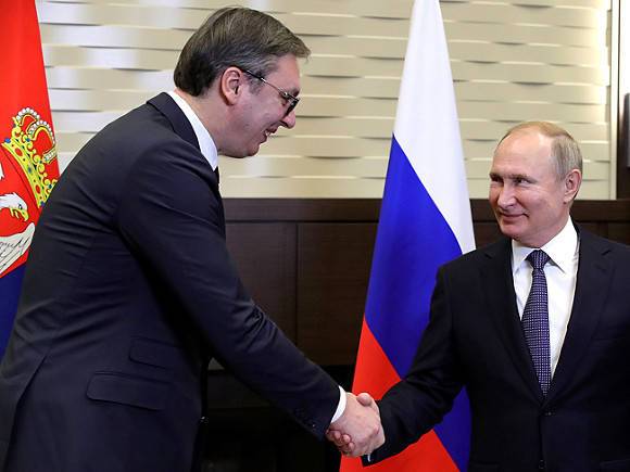 Президент Сербии Вучич попросил Путина продавать стране газ по самой низкой цене в Европе