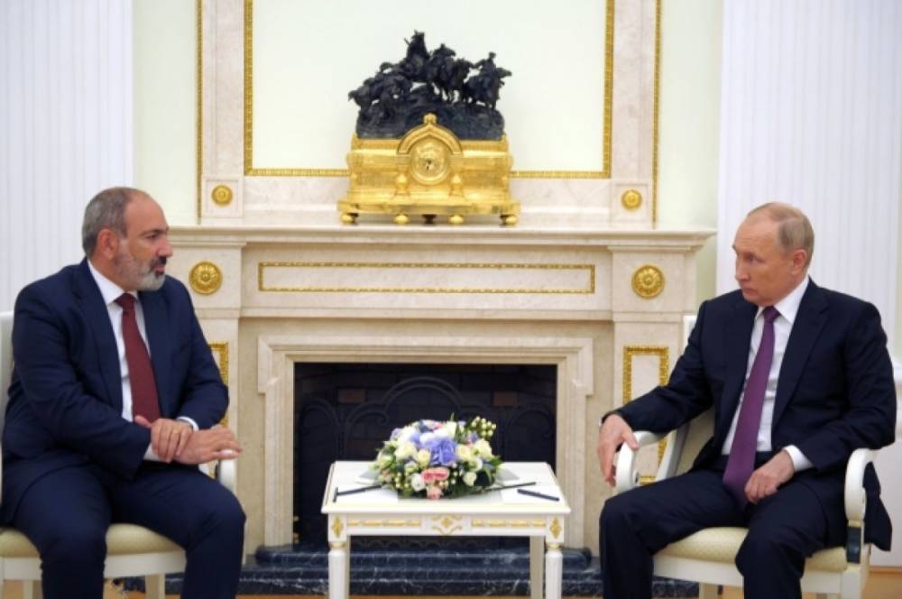 Путин встретится с премьер-министром Армении Пашиняном 12 октября