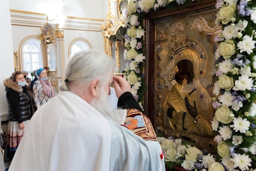 Костромскую Федоровскую икону Божьей матери почитают в Симбирской митрополии