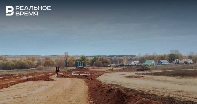 Фото: в Татарстане начато строительство дороги Куюки — Богородское