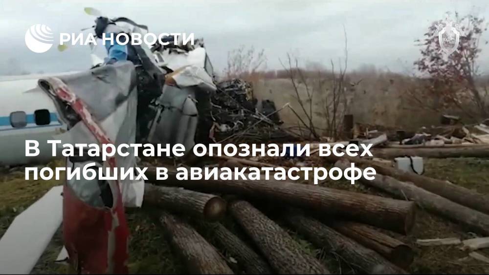 В Татарстане опознали всех погибших при крушении самолета L-410