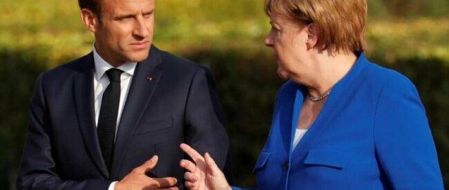 Меркель и Макрон призвали Путина «продвинуть» переговоры в Нормандском формате