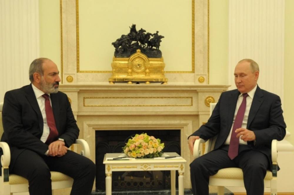 Пашинян назвал продуктивной встречу с Путиным в Москве