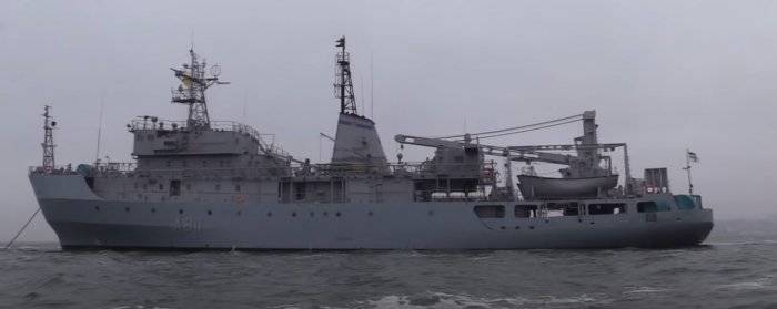 В Чёрном море терпит бедствие корабль ВМС Украины «Балта»