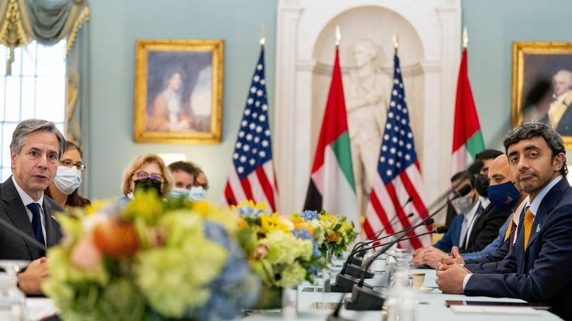 Госсекретарь США провёл переговоры с главой МИД ОАЭ