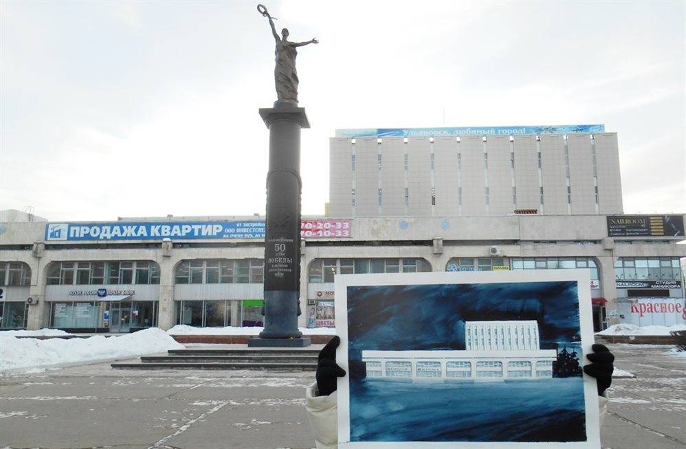 Ульяновская художница переносит динозавров эпохи Нового города на Google-карту
