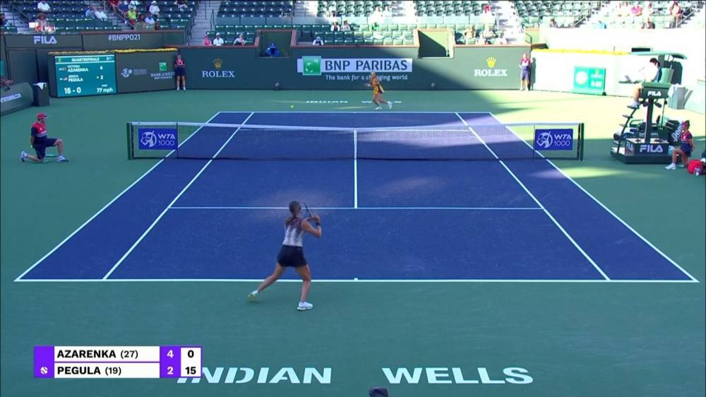 Виктория Азаренко вышла в полуфинал турнира WTA в Индиан-Уэллсе