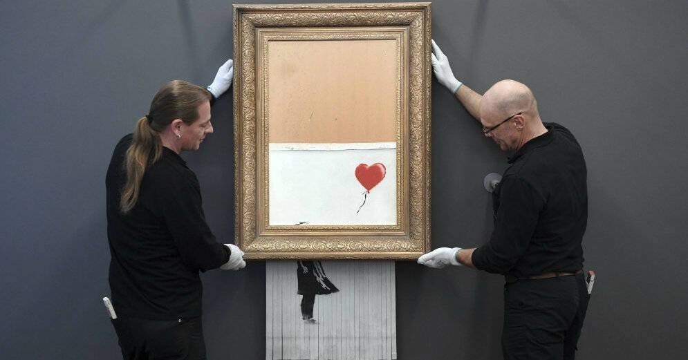 Картина Бэнкси "Любовь в мусорном баке" продана за рекордные 16 млн фунтов