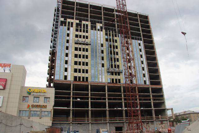 В строящейся гостинице "Турист" в Новосибирске продают апартаменты за 5,4 млн рублей