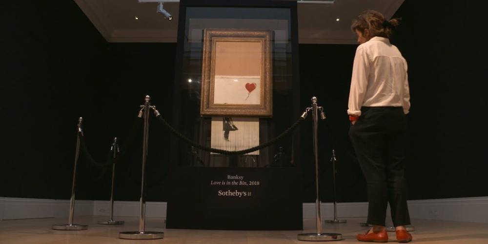 Наполовину испорченную картину Бэнкси продали за рекордные для художника $25 млн