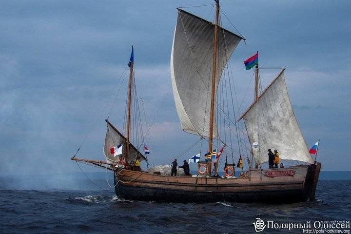 Петрозаводская лодья награждена Почетным знаком Морское наследие России