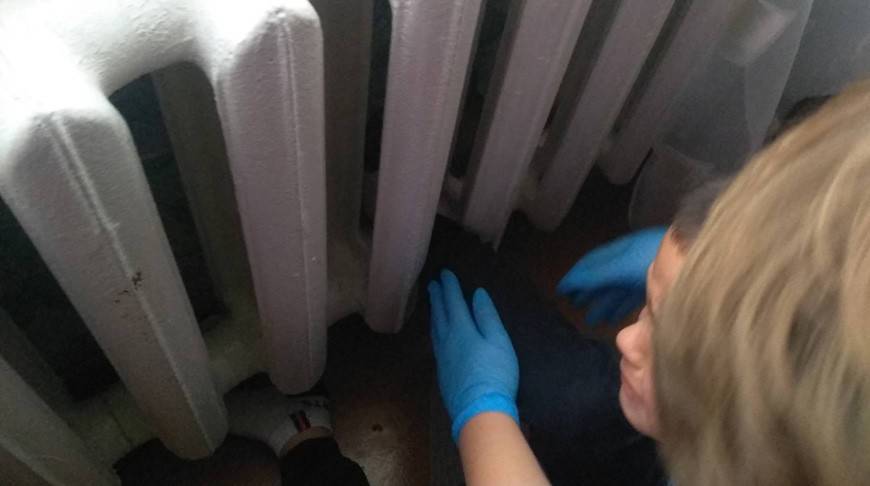 В Жлобине спасатели освободили ногу ребенка из радиатора отопления