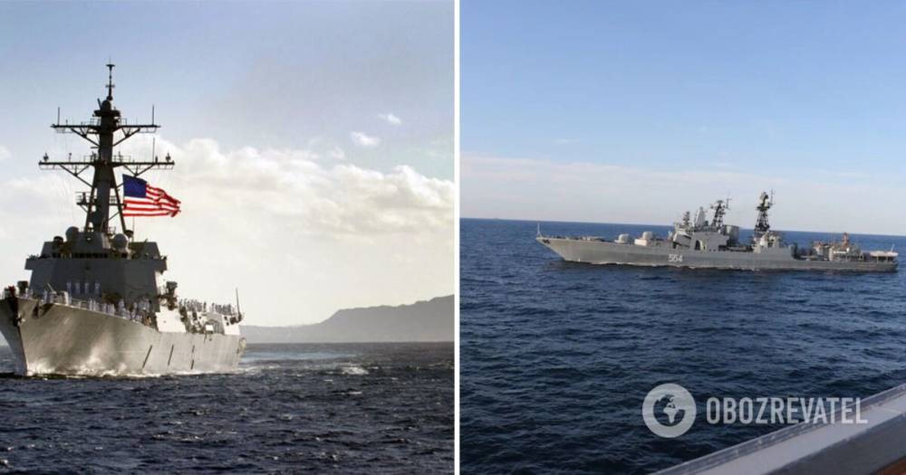 Корабли США и РФ в Японском море - детали конфликта, фото и видео