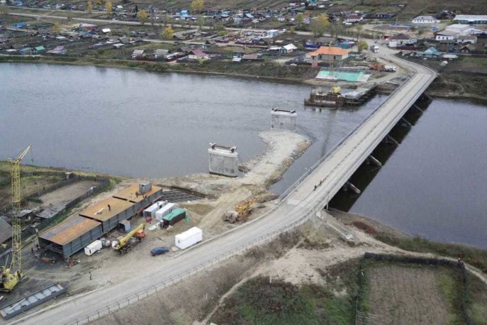 Минстрой края: Часть пролетов моста в Дарасуне соберут до конца года