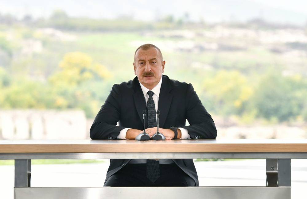 Президент Ильхам Алиев: В селах Физули у каждого дома будет как минимум 12 соток земли