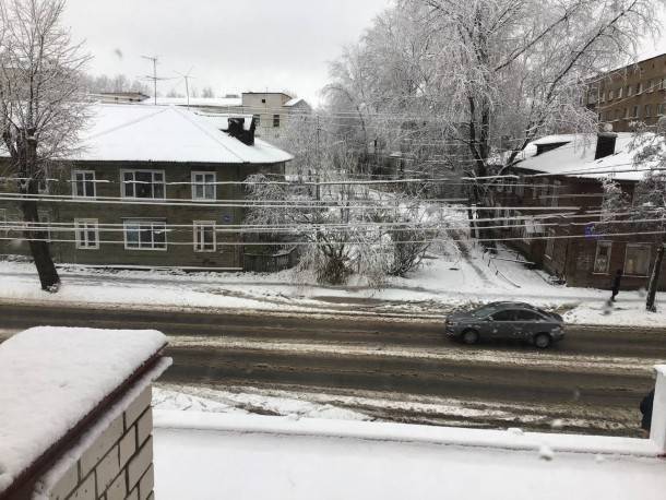 Сыктывкарцы делятся фотографиями первого снега