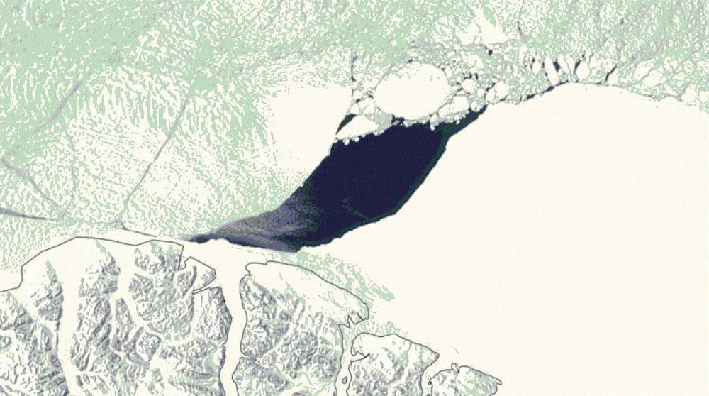 Гигантский разлом образовался в одном из самых старых ледников Арктики - Русская семеркаРусская семерка