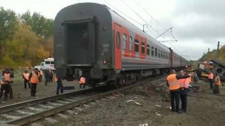В Пензенской области восстановлено движение поездов на месте аварии