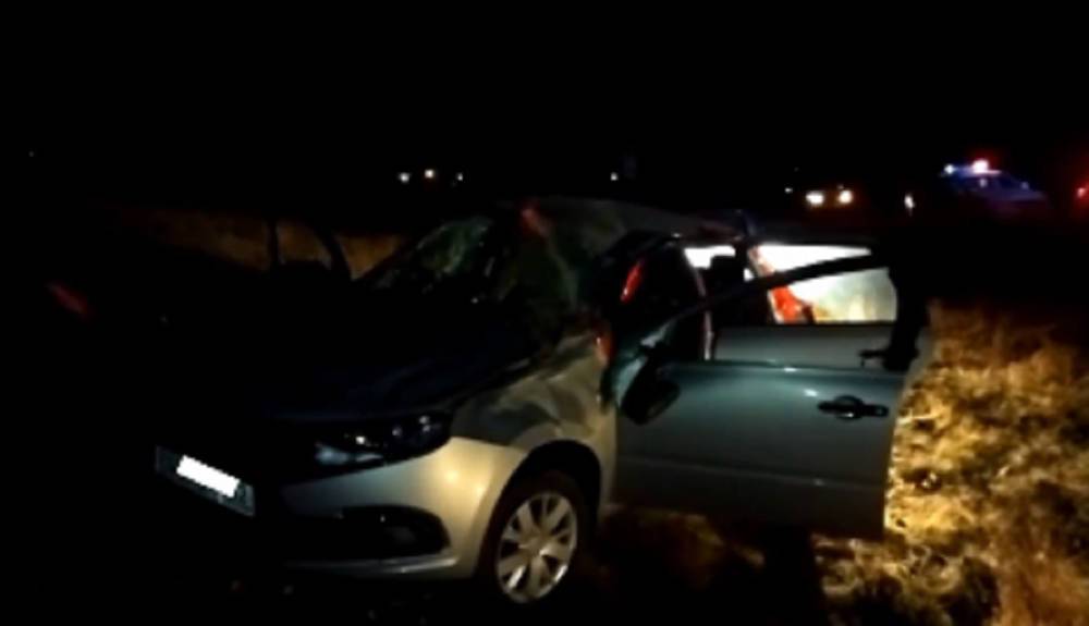 В Башкирии «Лада Гранта» съехала в кювет: водитель погиб, его супругу госпитализировали