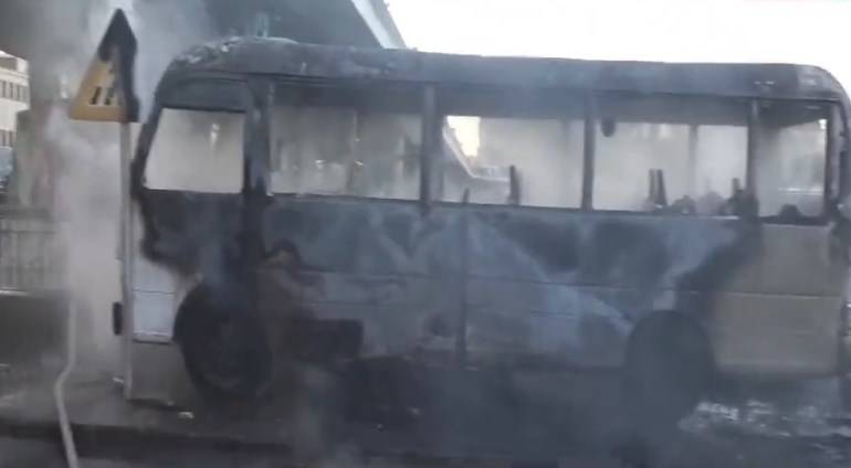 В Дамаске взорвали автобус с российскими наемниками, видео | Новости и события Украины и мира, о политике, здоровье, спорте и интересных людях
