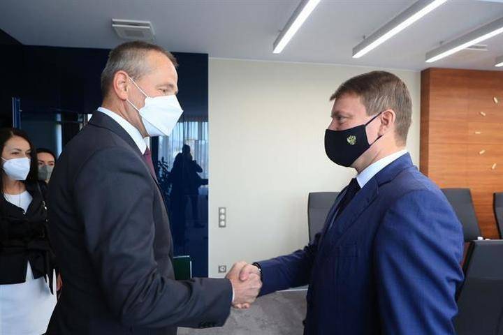 Со своим коллегой из словацкой Жилины встретился мэр Красноярска