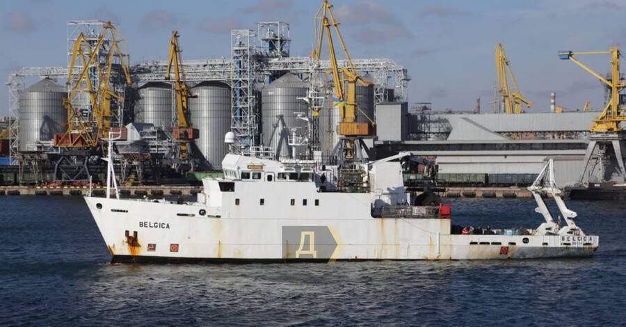 Подаренное Украине бельгийской научно-исследовательское судно прибыло в Одессу