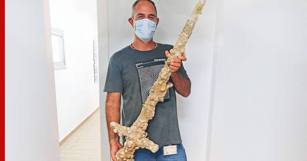 В Израиле найден рыцарский меч эпохи крестовых походов