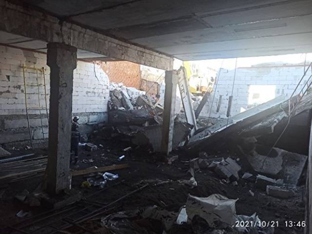 Погиб рабочий: в Челябинской области обрушилось недостроенное здание