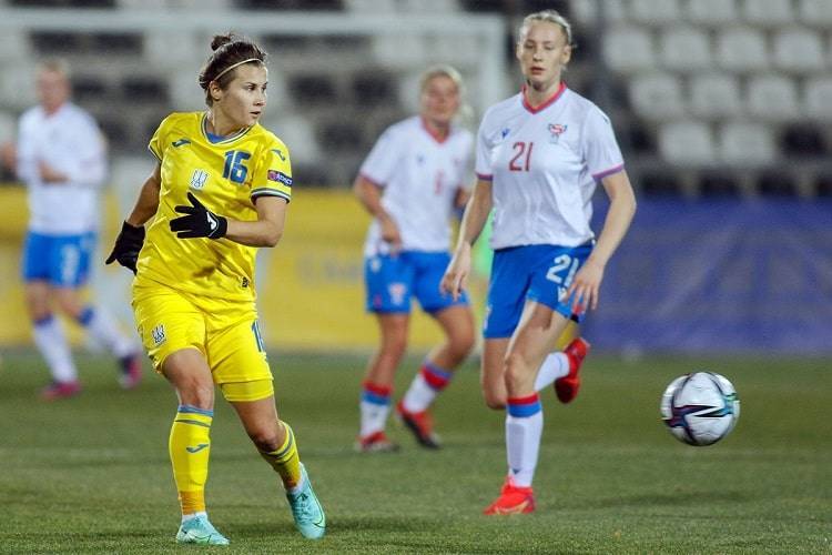 Женская сборная Украины крупно обыграла команду Фарерских Островов