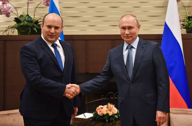 Владимир Путин встретился с новым премьер-министром Израиля