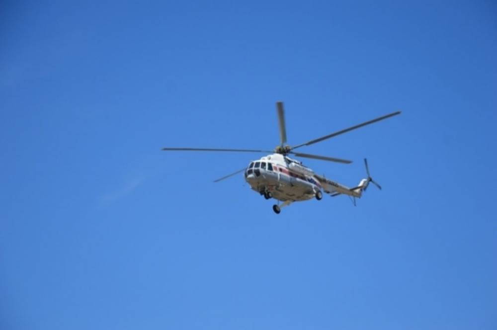 В Хабаровском крае 3-х больных перевезли вертолетами авиаторы МЧС