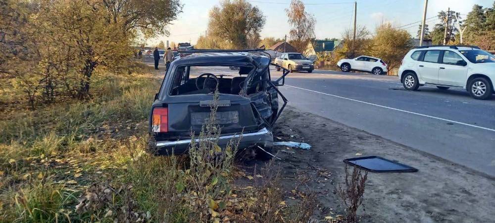 «Четвёрка» сбила пешехода и попала под автобус на Новолипецке