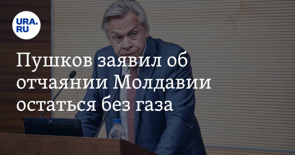 Пушков заявил об отчаянии Молдавии остаться без газа