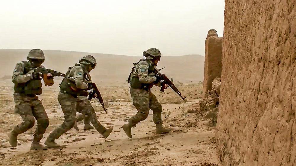 Россия провела учения на афгано-таджикской границе