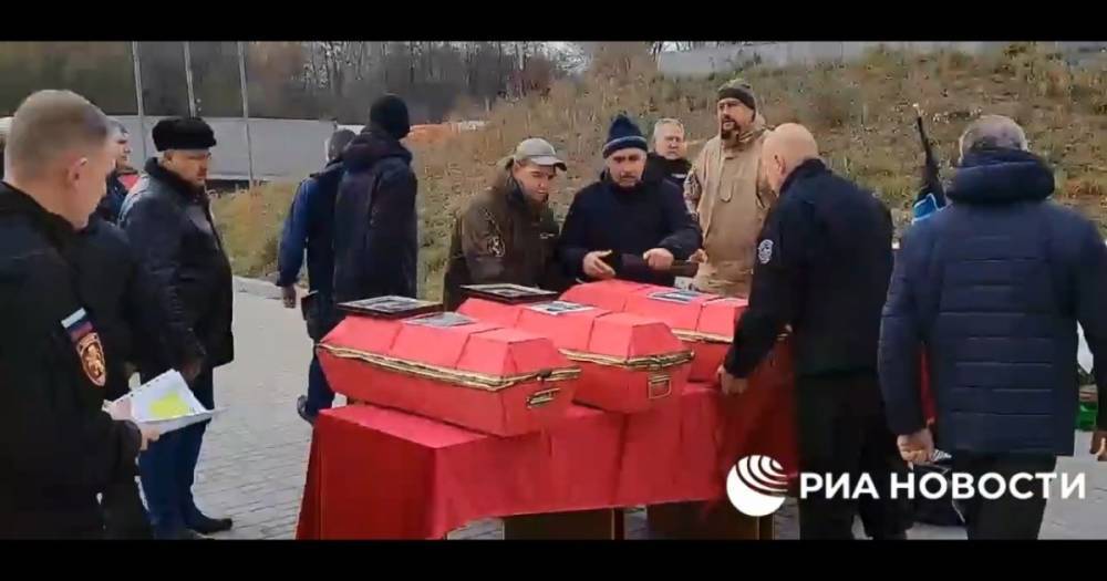 Украина и Россия на границе обменялись останками бойцов Красной армии (видео)