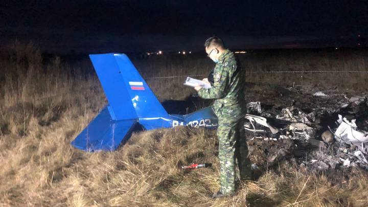 СК выдвинул версии крушения легкомоторного самолета в Подмосковье