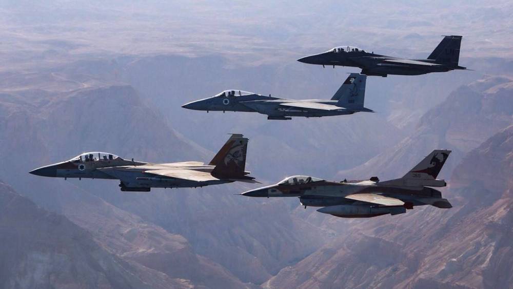 Самолеты ВВС Израиля атаковали территорию Сирии