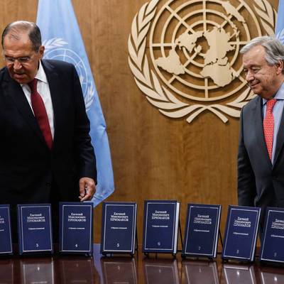 Лавров и Антониу Гутерриш провели встречу на полях Генассамблеи ООН