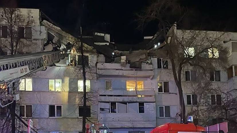 Шесть квартир оказались разрушены в результате взрыва в Татарстане