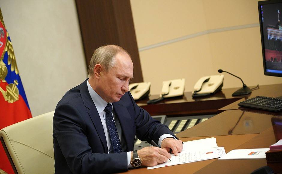 Владимир Путин подписал закон об исполнении бюджета за 2020 год