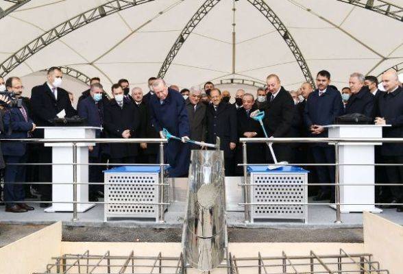 Эрдоган и Алиев «подразнили» Армению закладкой «Зангезурского коридора»
