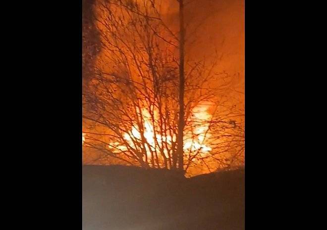 В Рязани сгорели четыре дачных дома