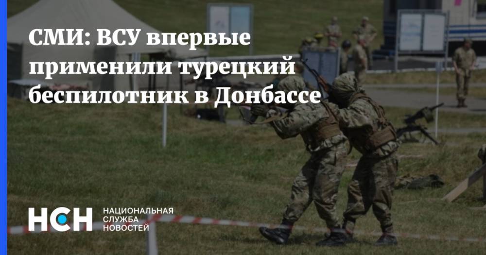 СМИ: ВСУ впервые применили турецкий беспилотник в Донбассе