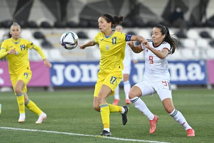 Женская сборная Украины разгромно проиграла Испании
