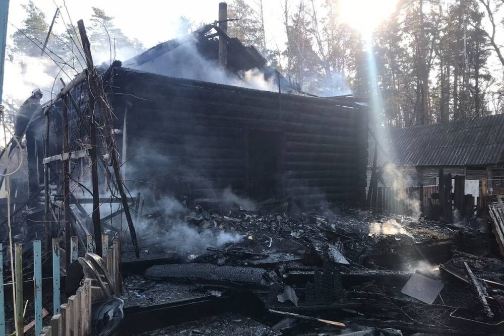 В одном из посёлков Мичуринского района во время пожара погиб годовалый ребёнок